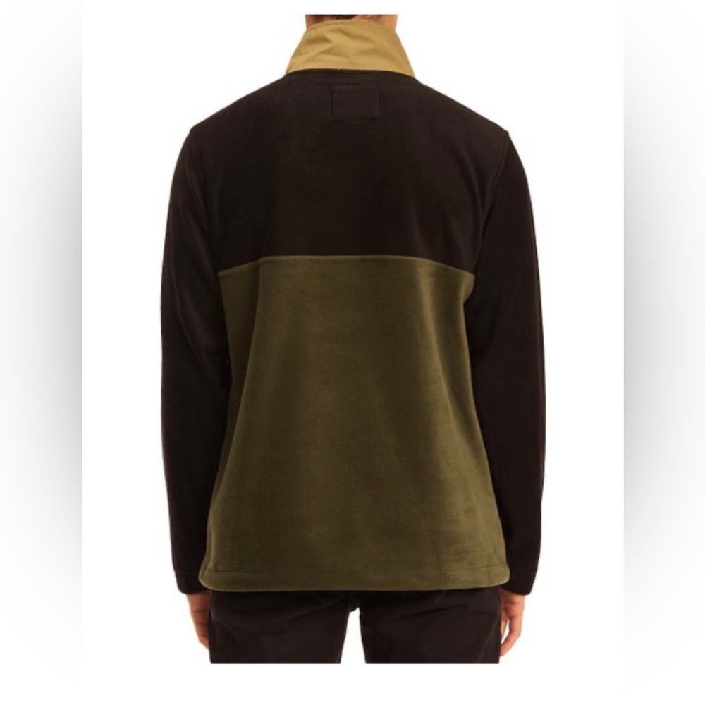 NWT Billabong Block Boundary Pullover Sweatshirt- Men’s Size Small Dark Olive - Picture 4 of 5